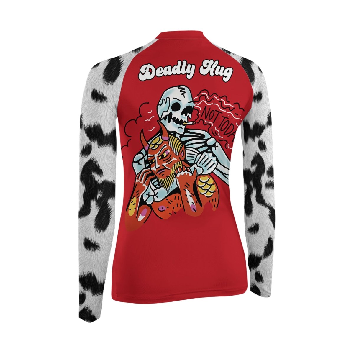 Deadly Hug Women's Long Sleeve Rash Guard - BattleFitGear