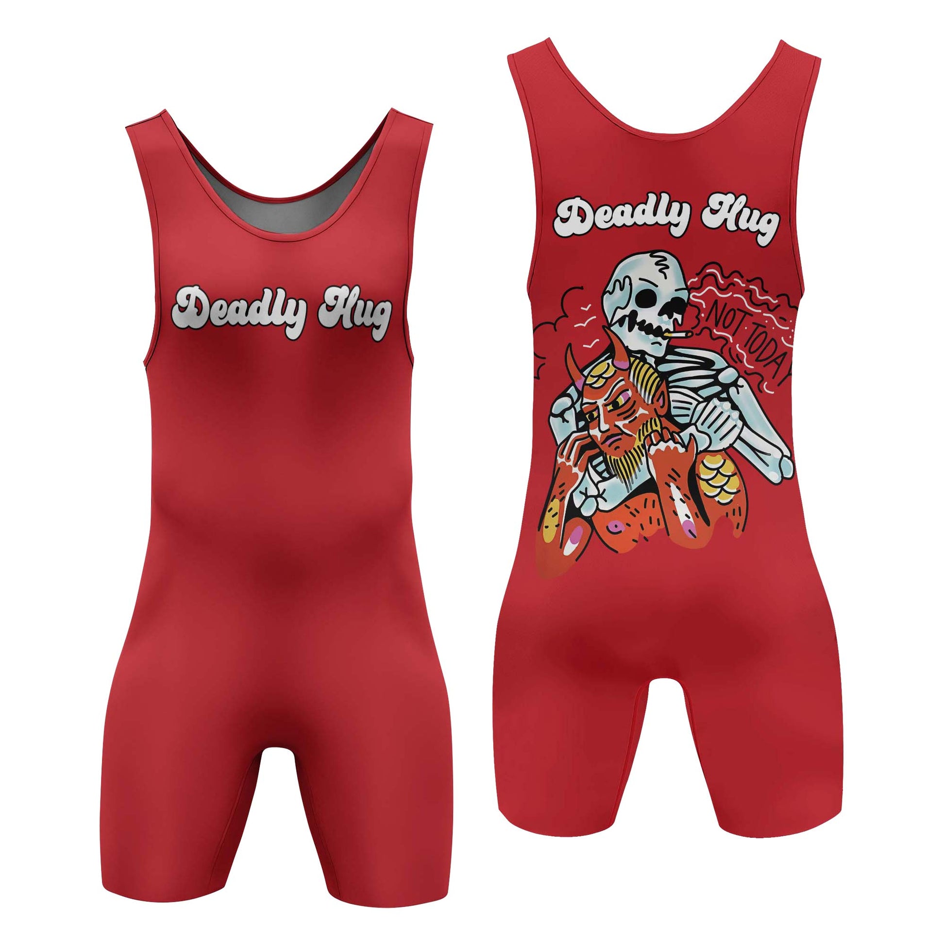 Deadly Hug Wrestling Singlets