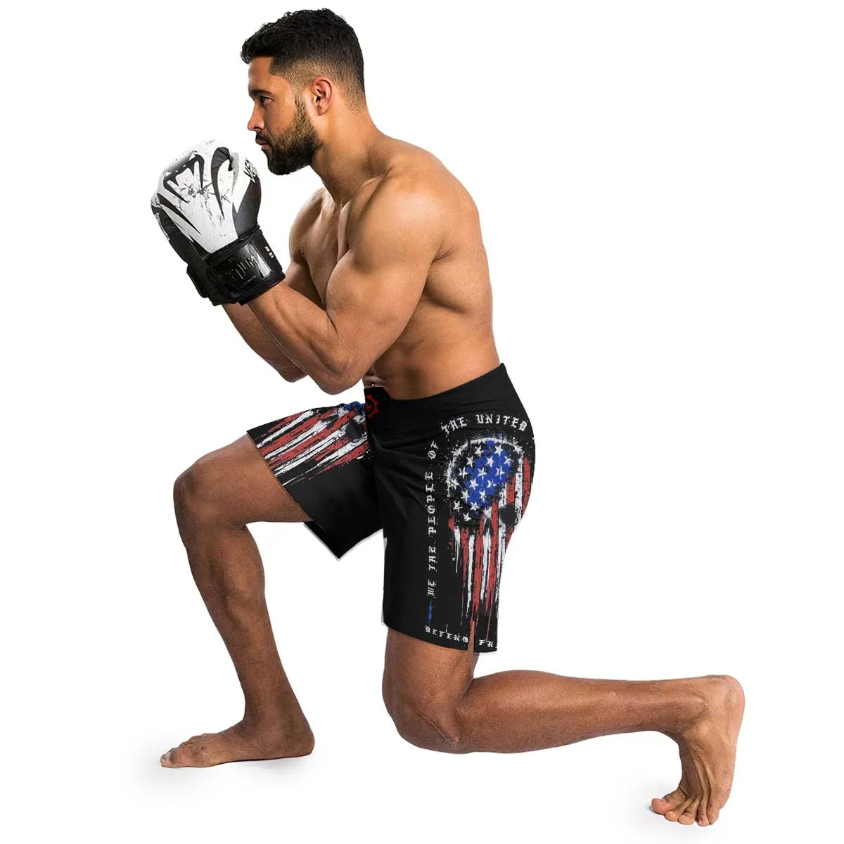 Defend Freedom Skull Fight Shorts