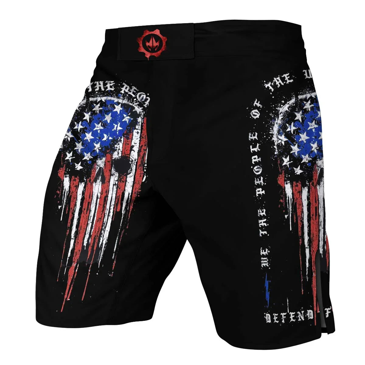 Defend Freedom Skull Fight Shorts