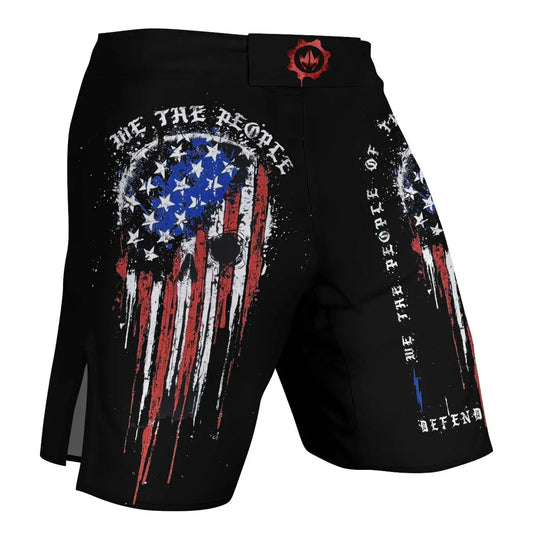 Defend Freedom Skull Fight Shorts