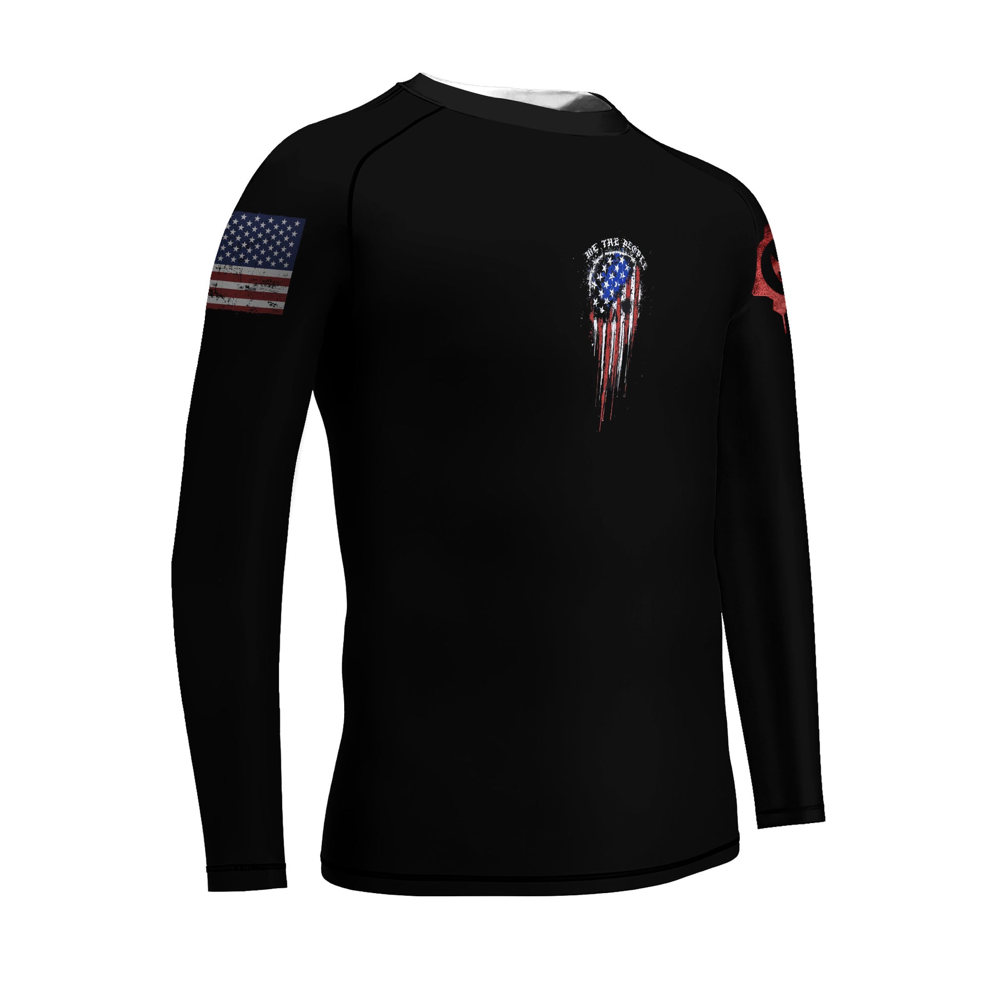 Defend Freedom Skull Kids Rash Guard