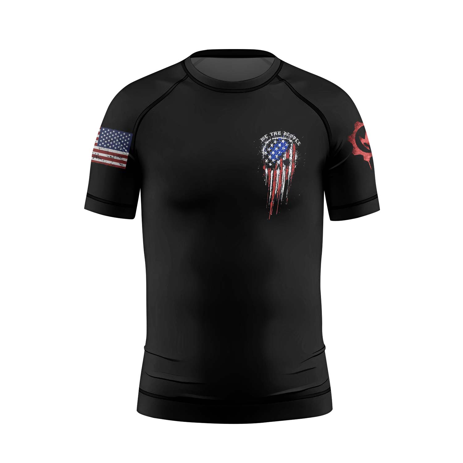 Defend Freedom Skull Kids Rash Guard