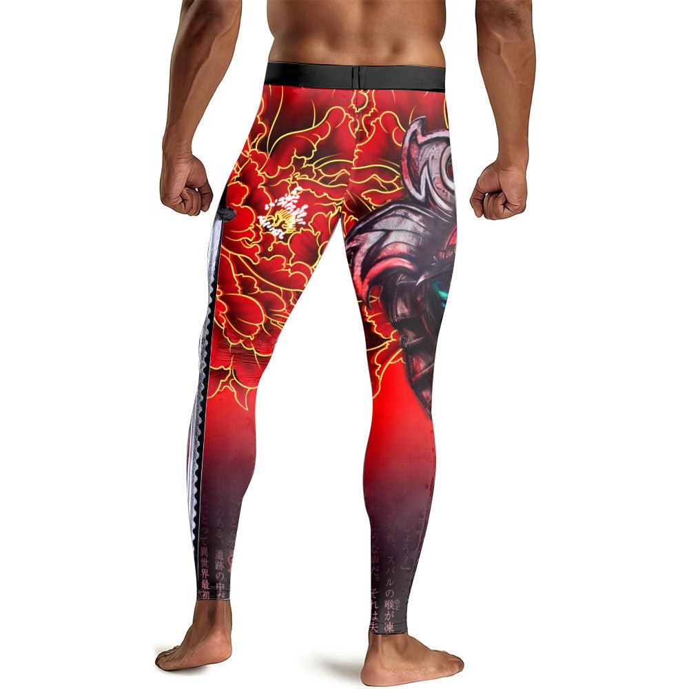 Devil Samurai Men's Compression Leggings - BattleFitGear