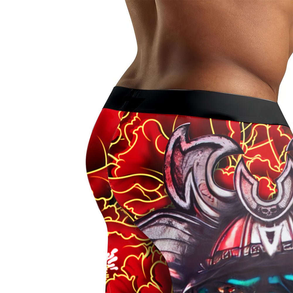 Devil Samurai Men's Compression Leggings - BattleFitGear