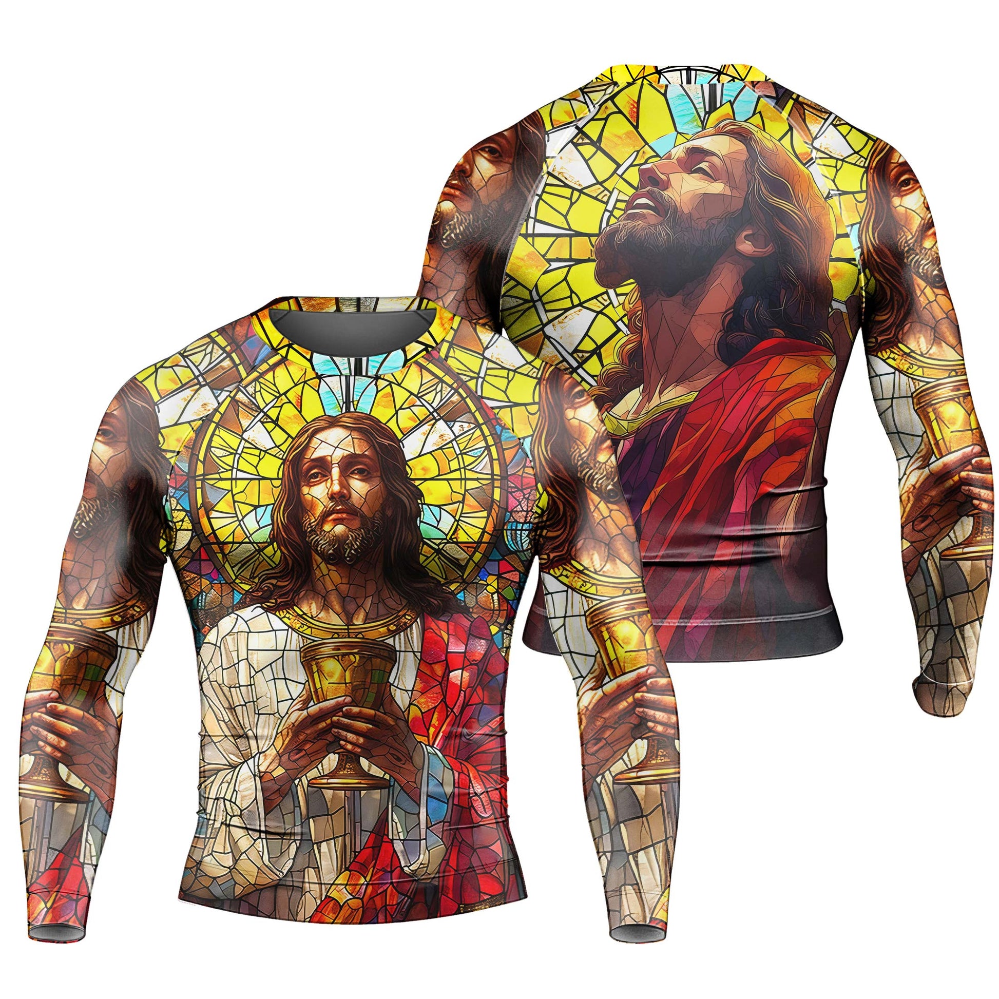 Divine Covenant Men's Long Sleeve Rash Guard