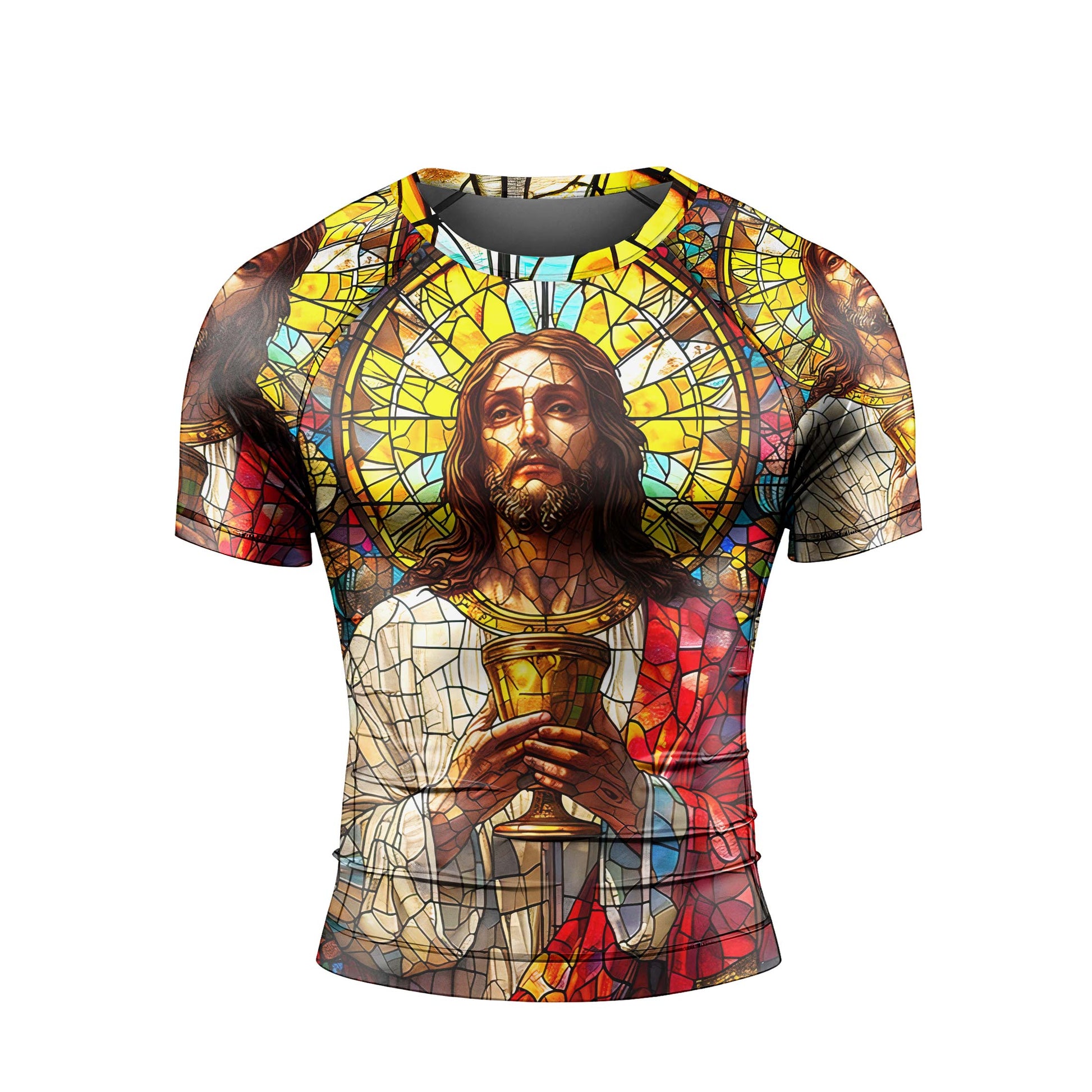 Divine Covenant Men's Short Sleeve Rash Guard