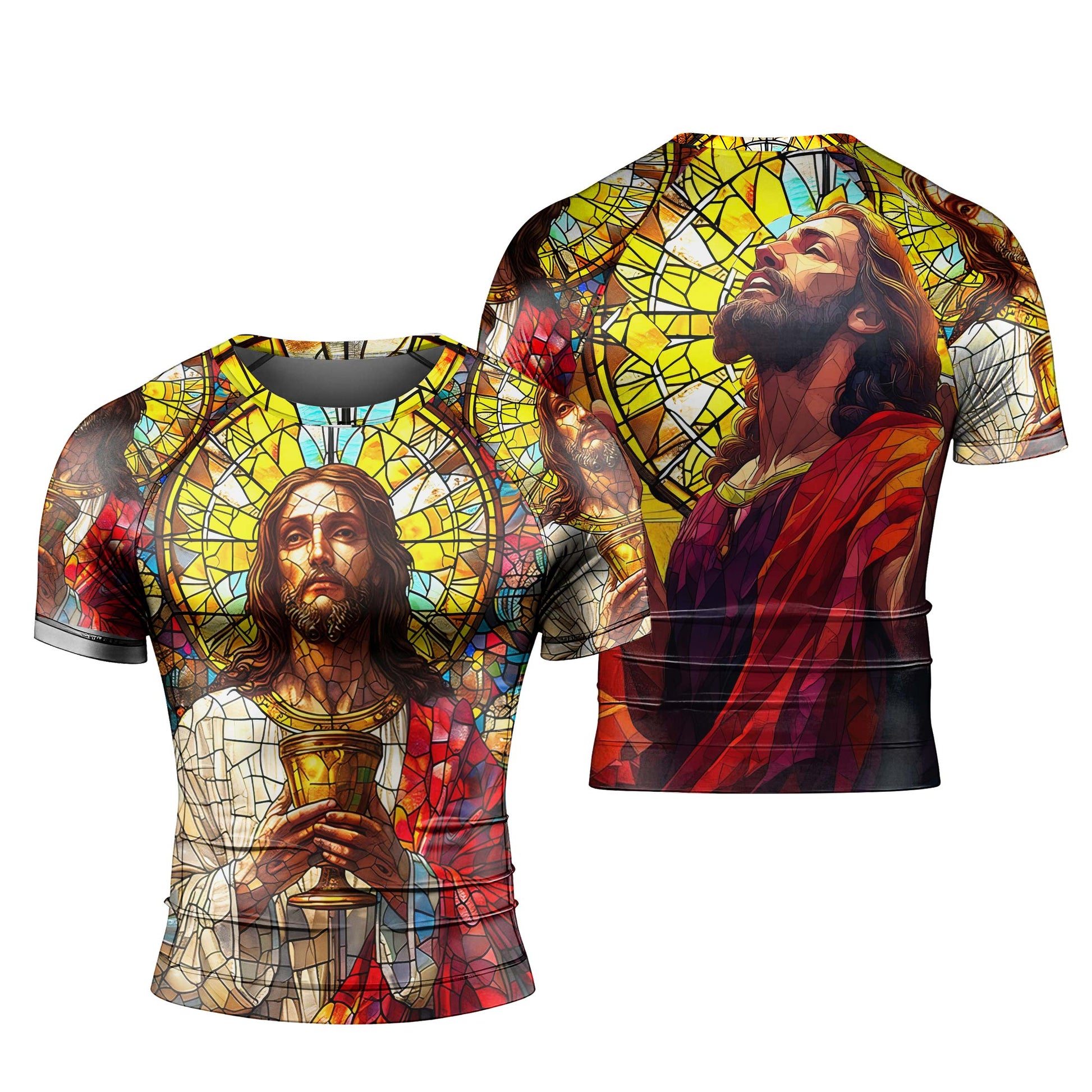 Divine Covenant Men's Short Sleeve Rash Guard