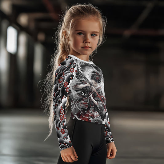Dragon Geisha Kids Rash Guard