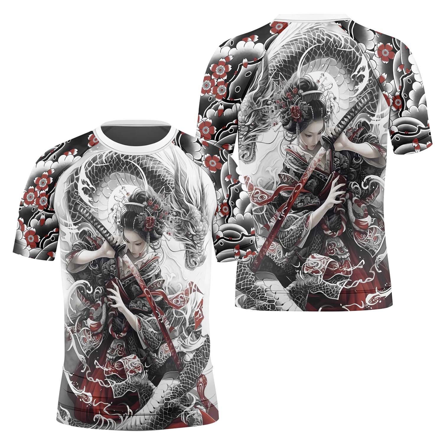 Dragon Geisha Kids Rash Guard - BattleFitGear