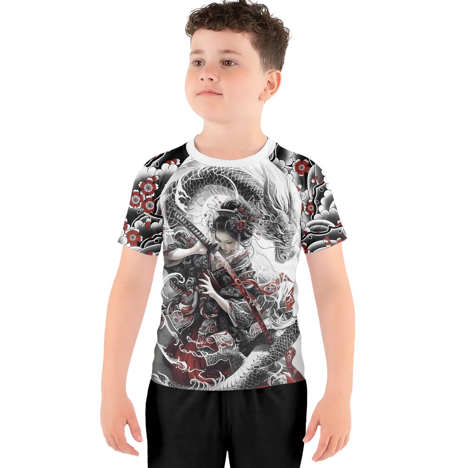 Dragon Geisha Kids Rash Guard - BattleFitGear