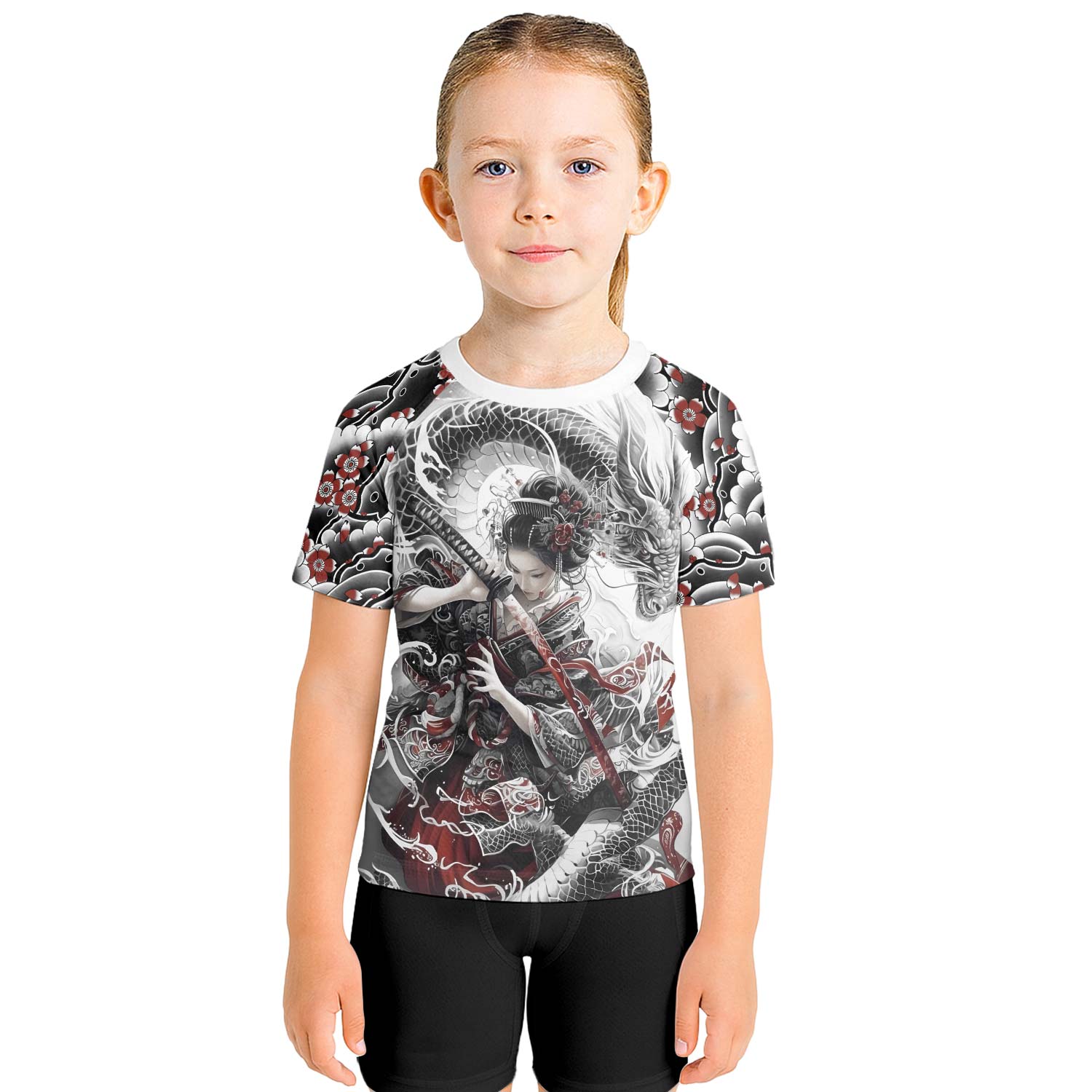 Dragon Geisha Kids Rash Guard - BattleFitGear