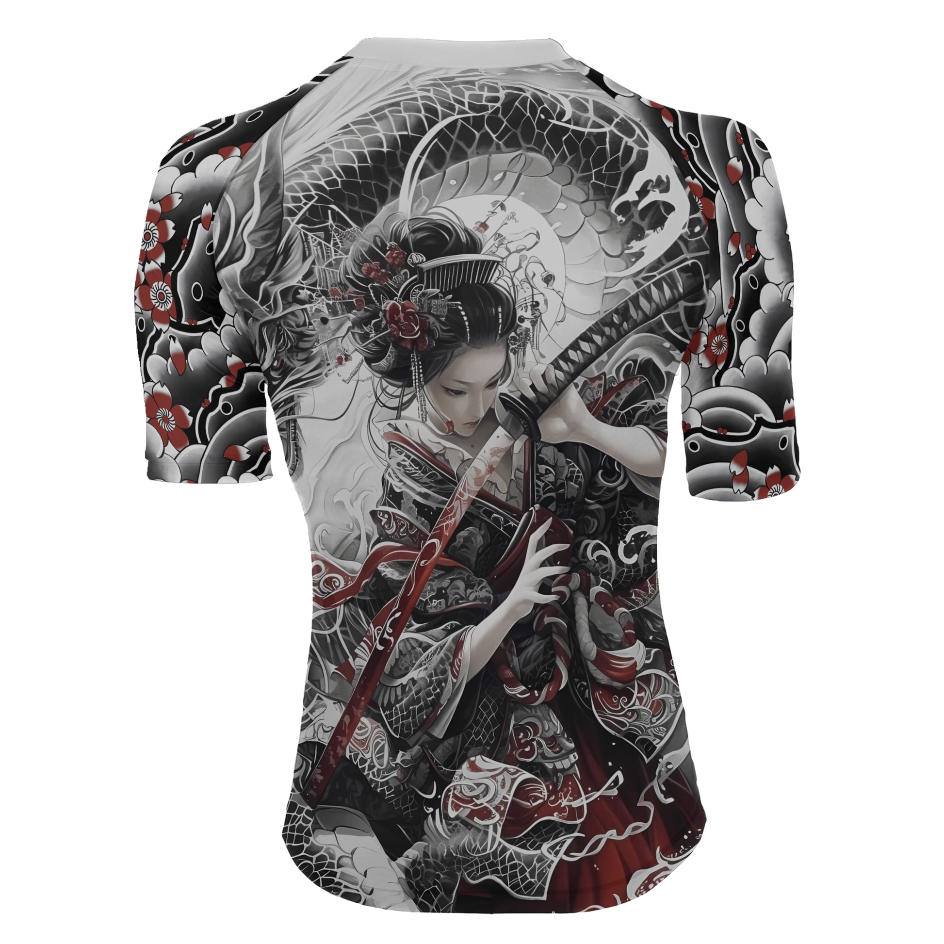 Dragon Geisha Women's Short Sleeve Rash Guard