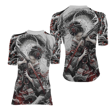 Dragon Geisha Women's Short Sleeve Rash Guard