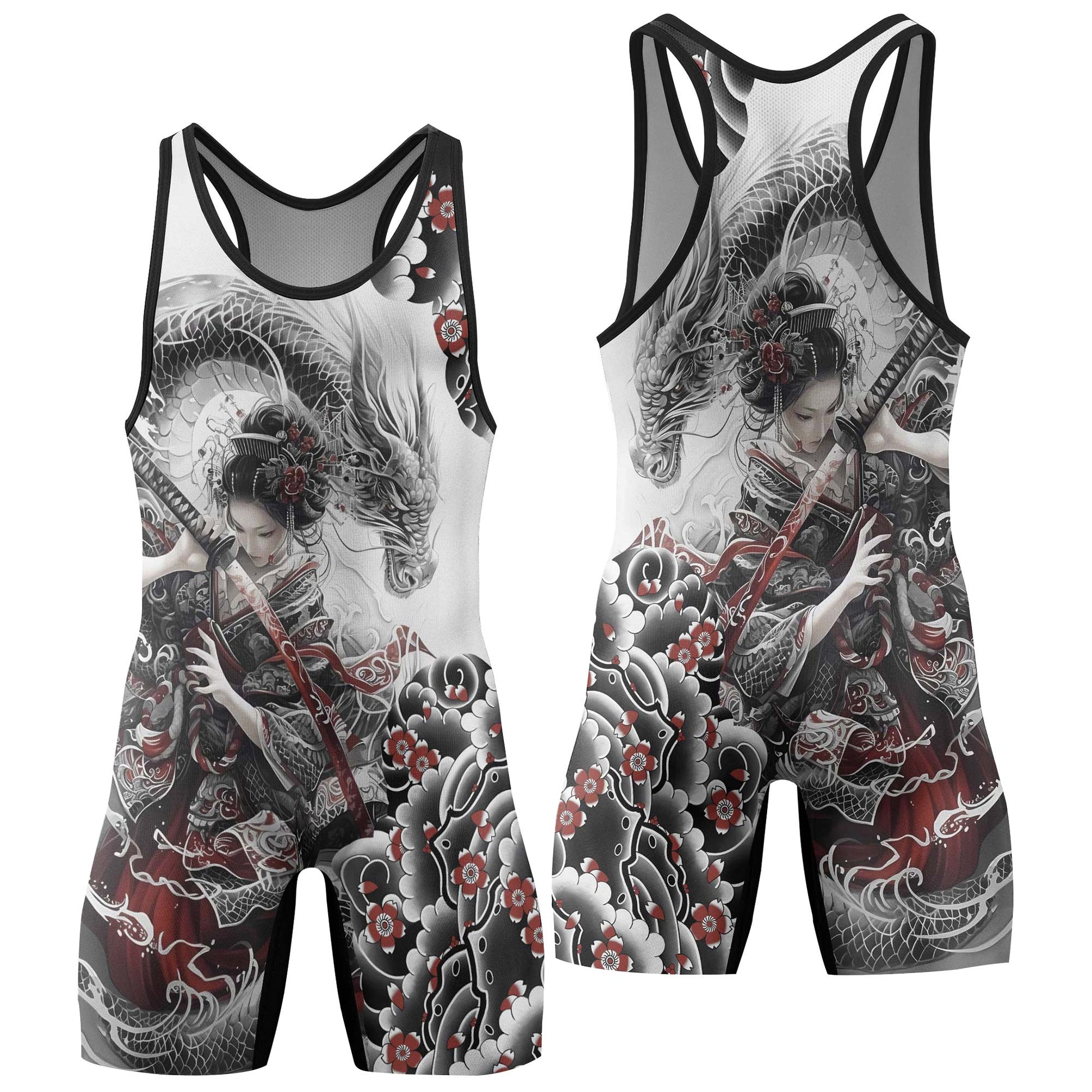 Dragon Geisha Wrestling Singlets