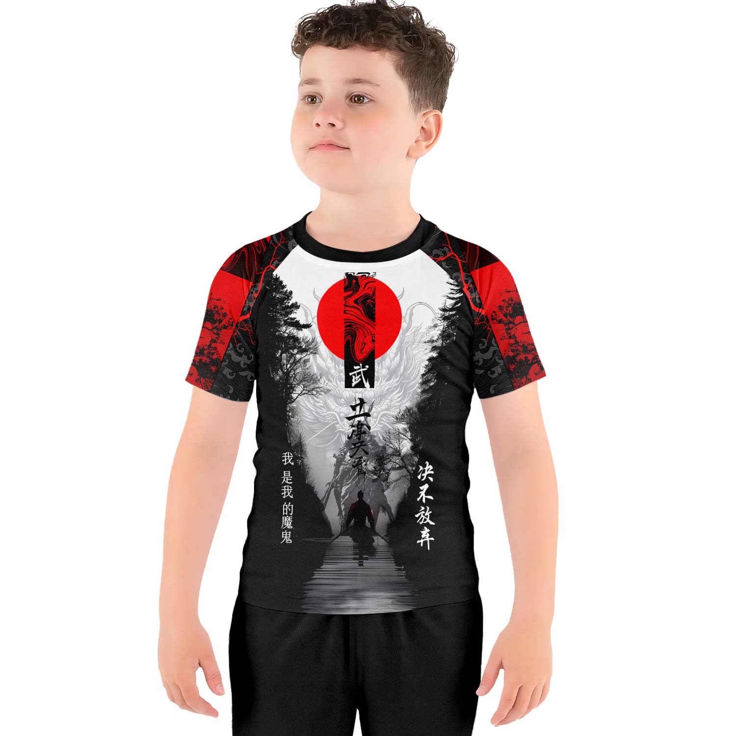 Dragon Ronin Kids Rash Guard - BattleFitGear