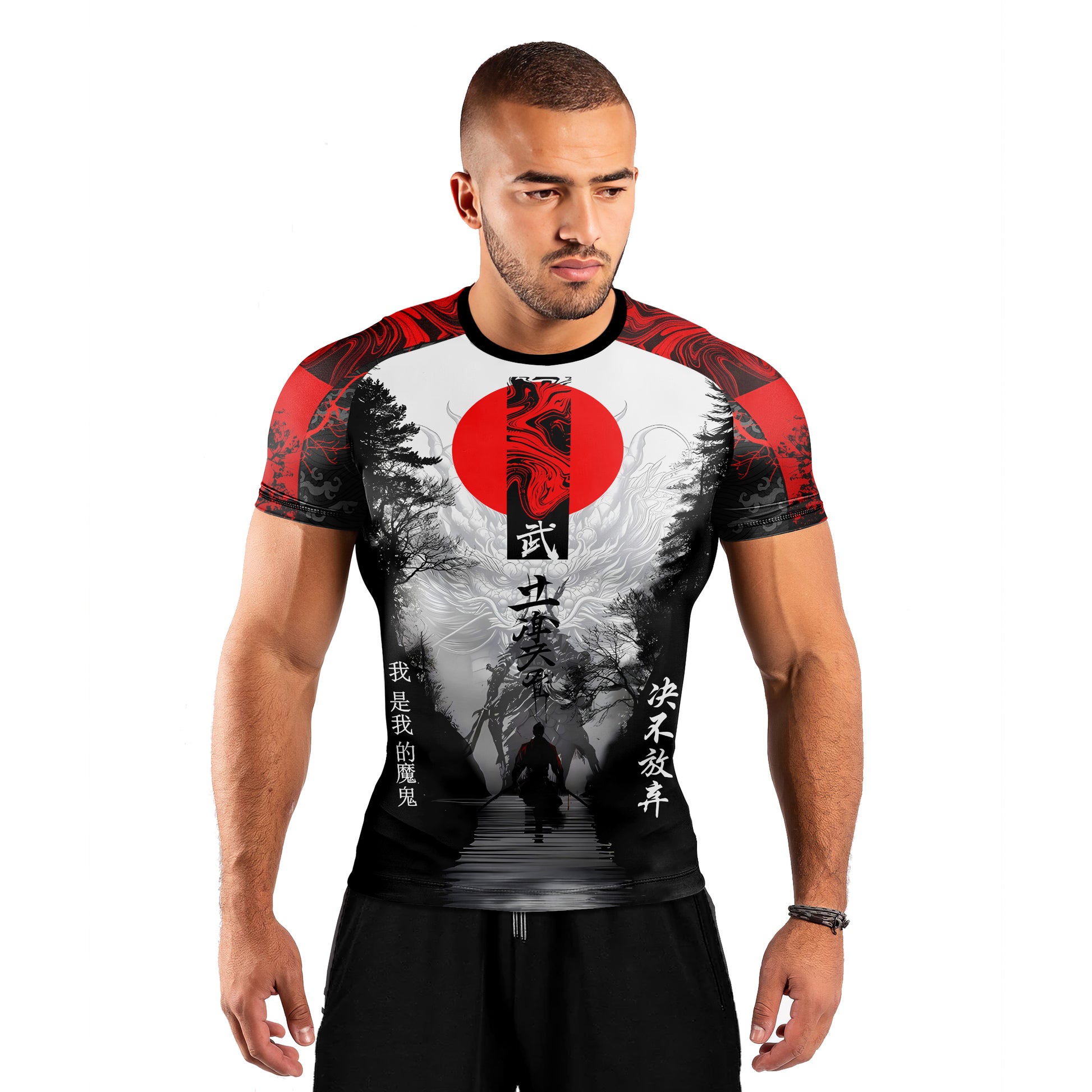 Dragon Ronin Men's Short Sleeve Rash Guard