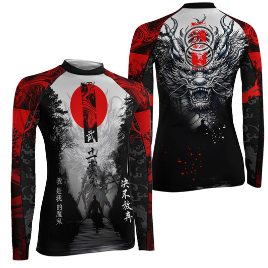 Dragon Ronin Women's Long Sleeve Rash Guard