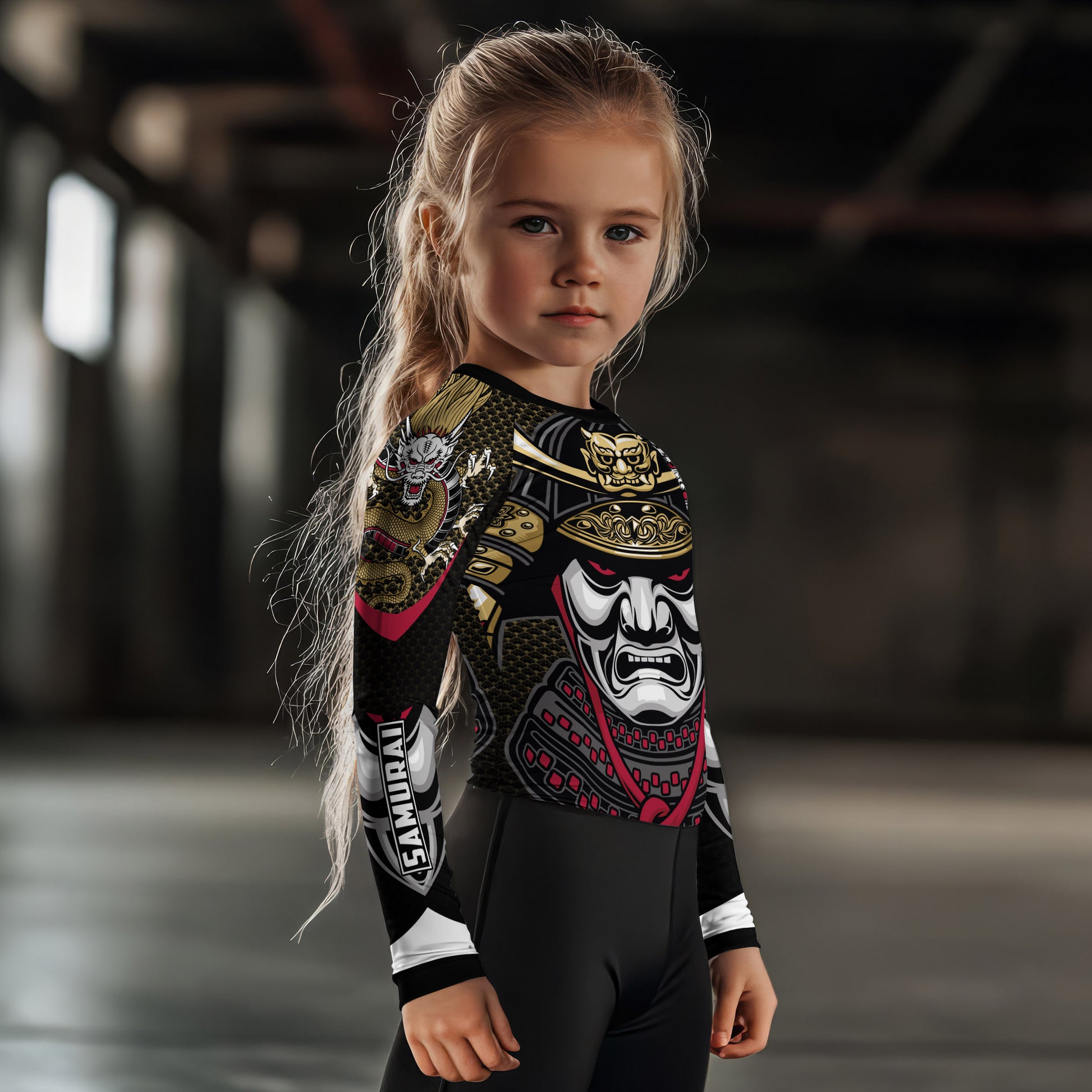 Dragon Shogun Kids Rash Guard