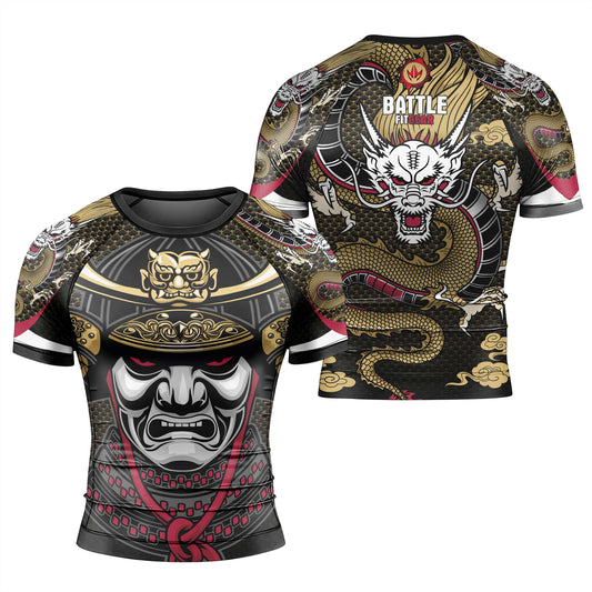 Dragon Shogun Men's Short Sleeve Rash Guard