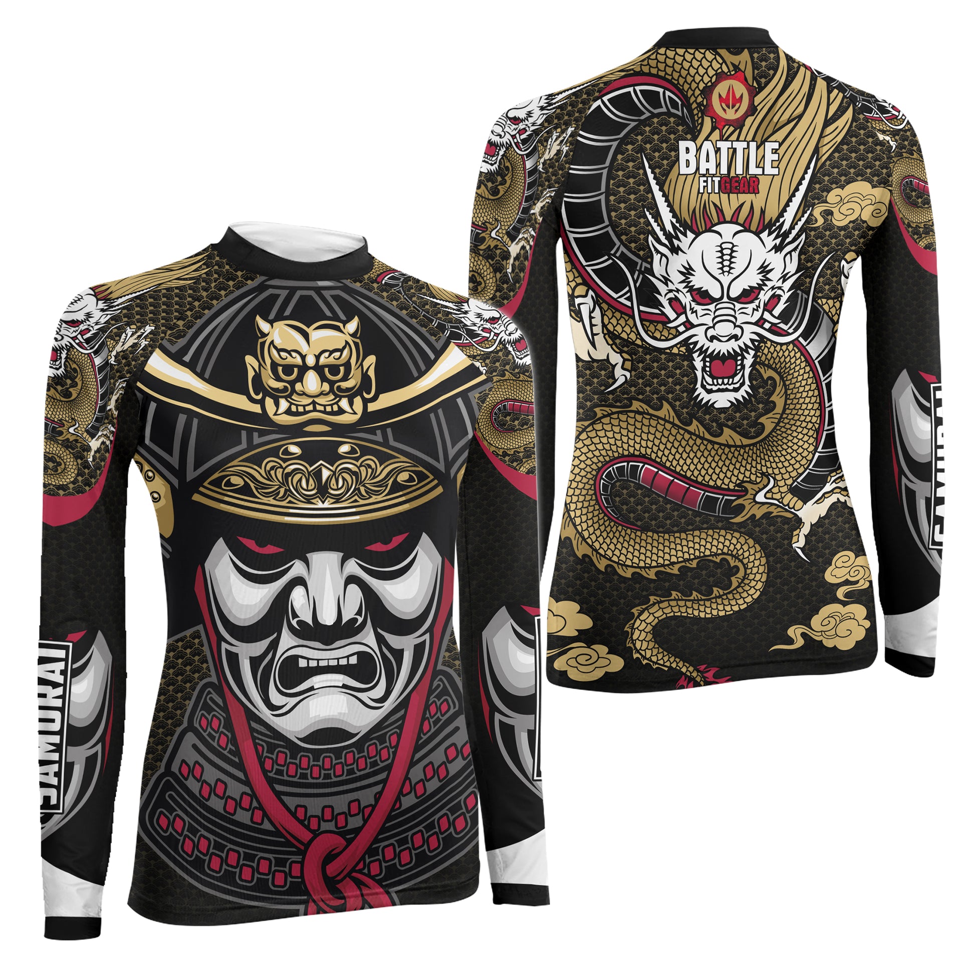 Dragon Shogun Women's Long Sleeve Rash Guard