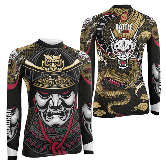 Dragon Shogun Women's Long Sleeve Rash Guard