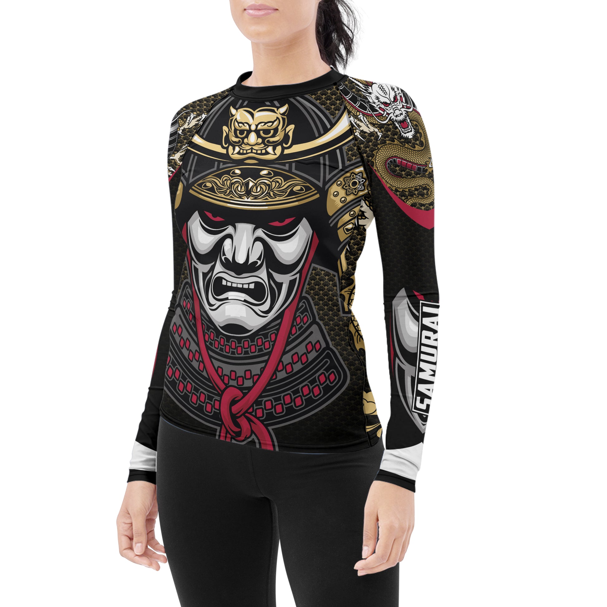 Dragon Shogun Women's Long Sleeve Rash Guard