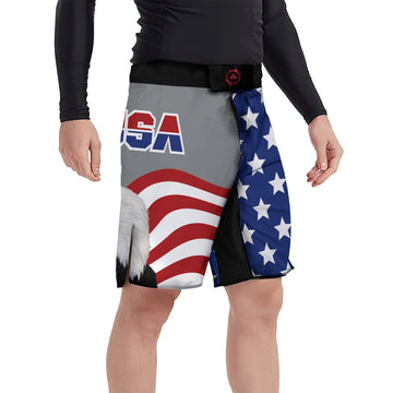 Eagle Symbol Of America Fight Shorts - BattleFitGear