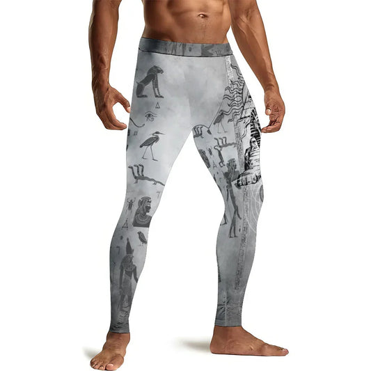 Egypt Mythology Sphinx Men's Compression Leggings