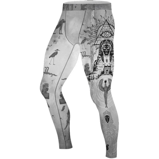Egypt Mythology Sphinx Men's Compression Leggings
