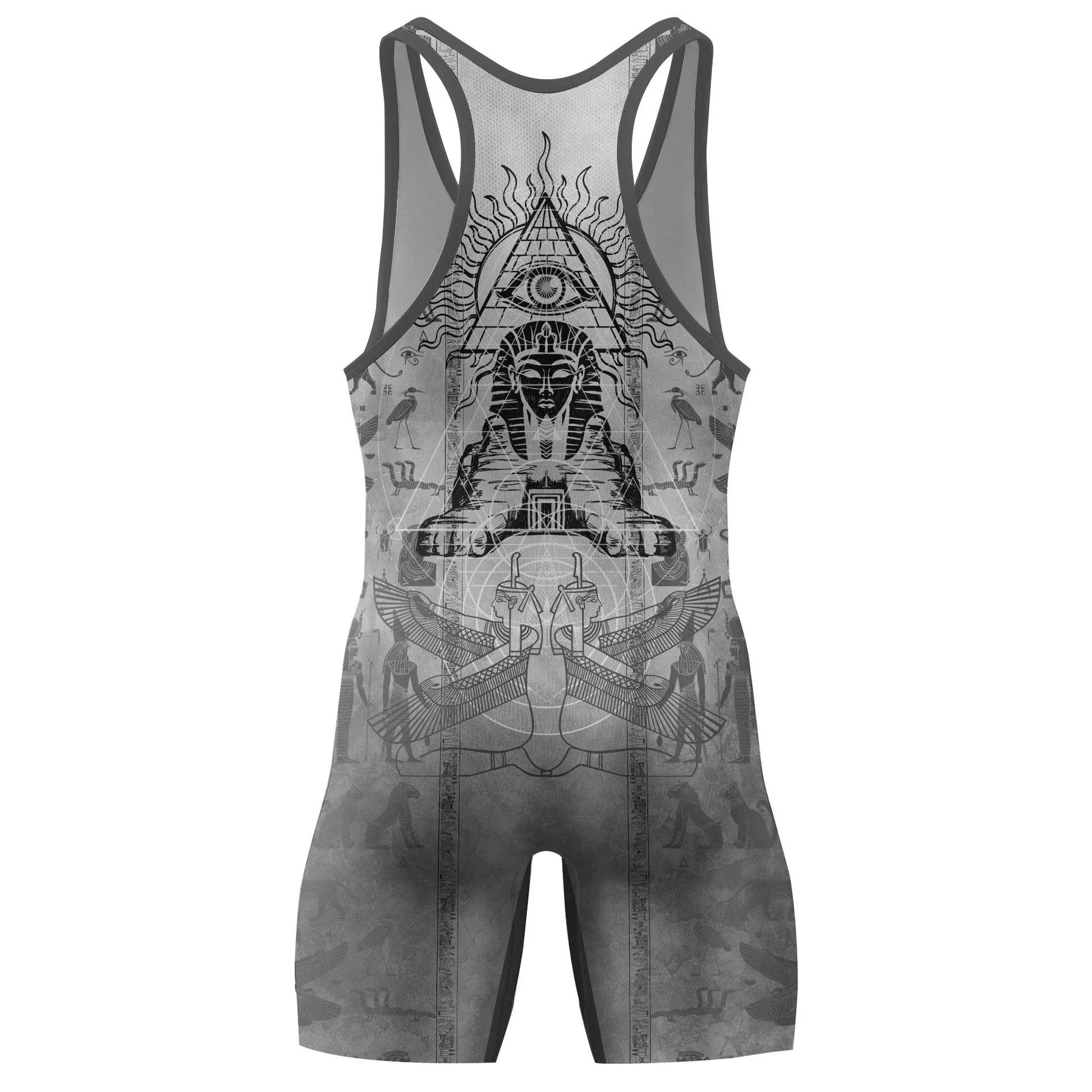 Egypt Mythology Sphinx Wrestling Singlets