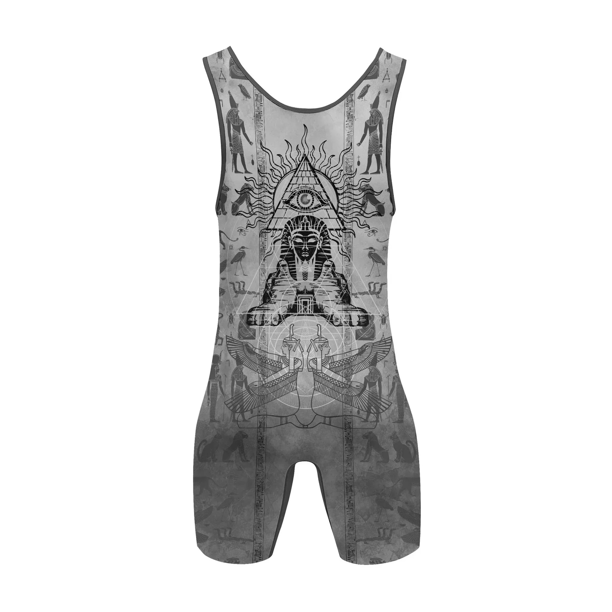 Egypt Mythology Sphinx Wrestling Singlets