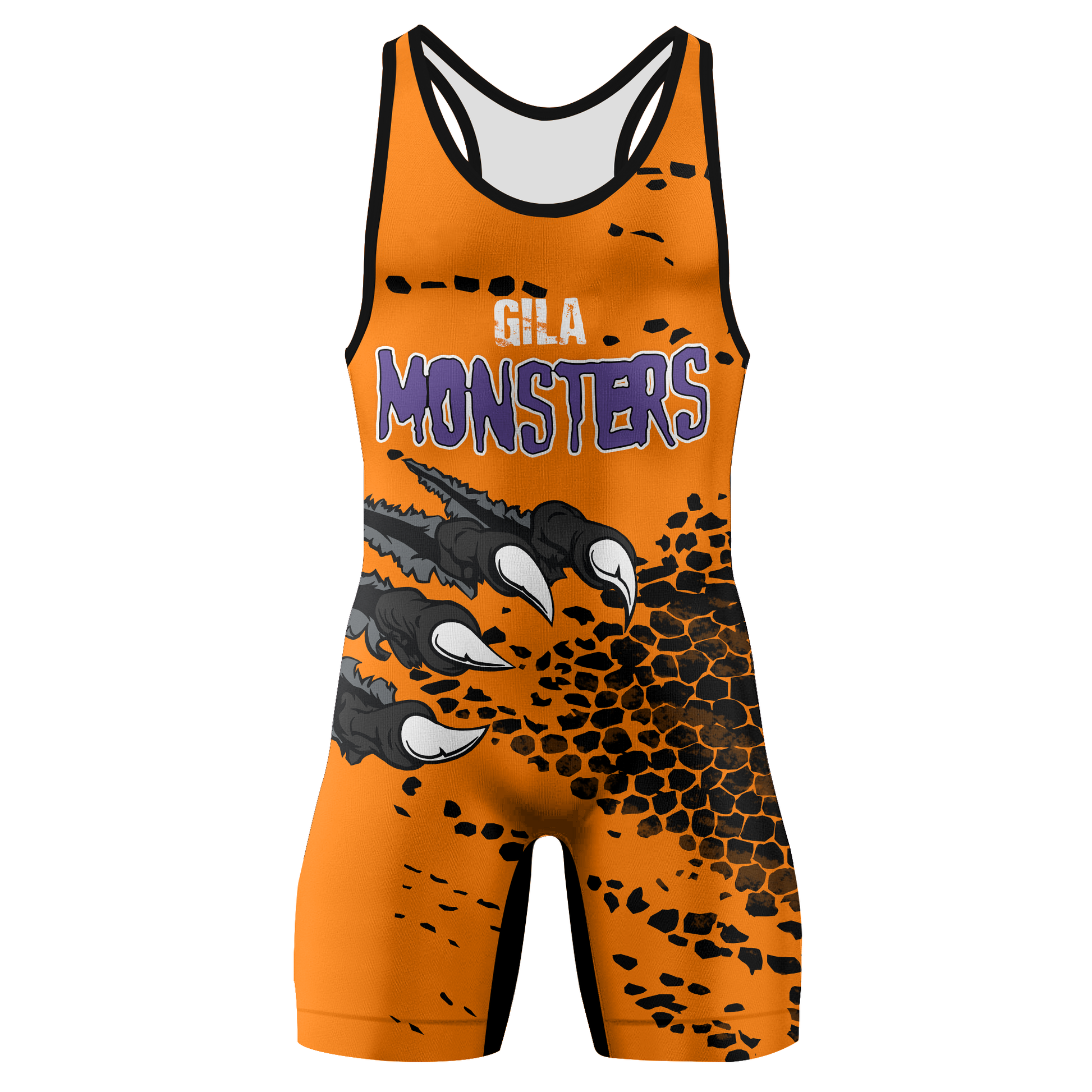 Custom Gila Monster Wrestling Singlets