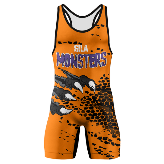Custom Gila Monster Wrestling Singlets