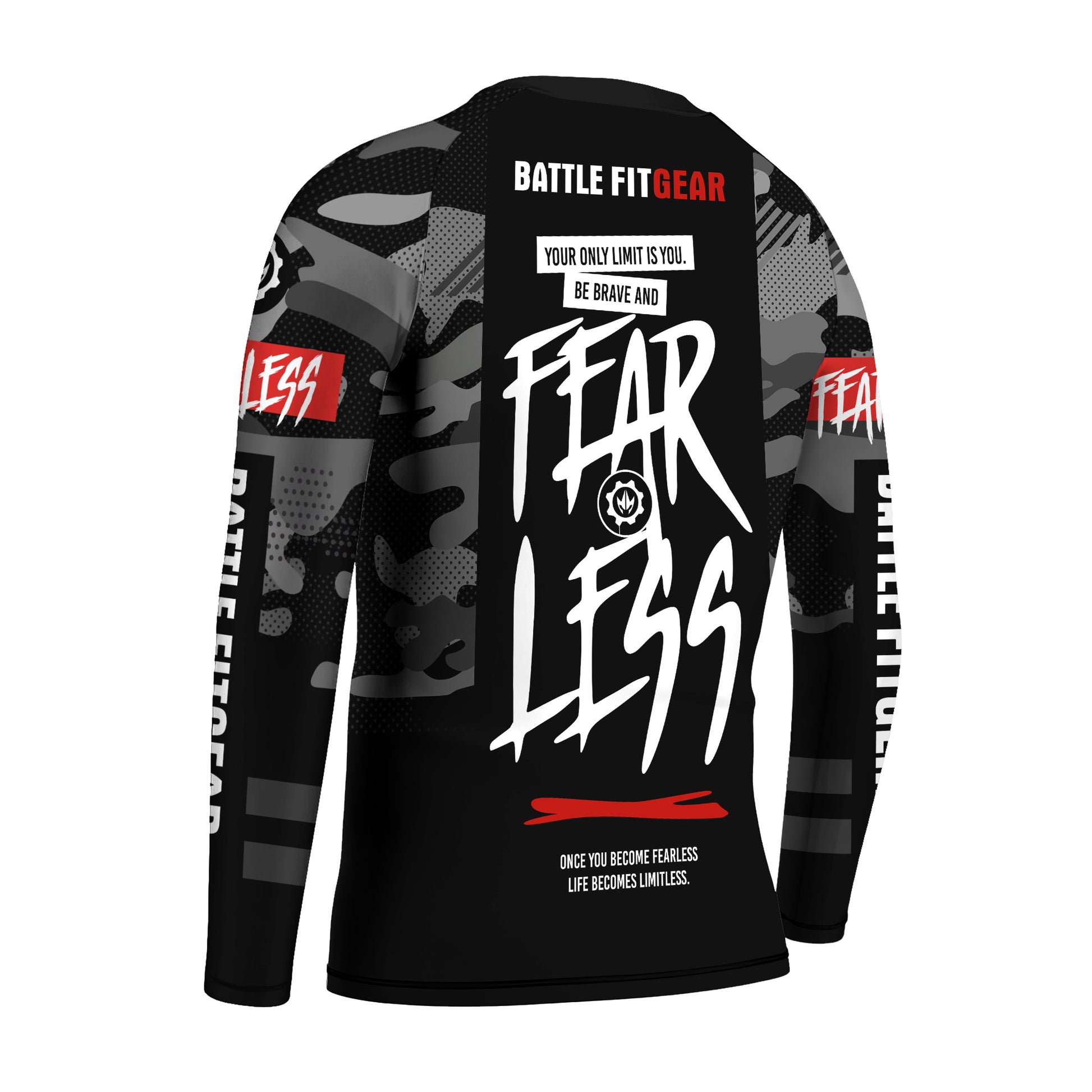 Fear Less Kids Rash Guard
