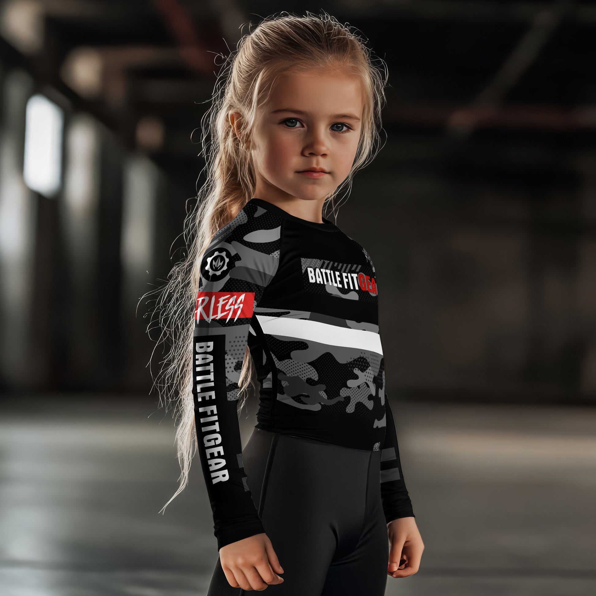 Fear Less Kids Rash Guard