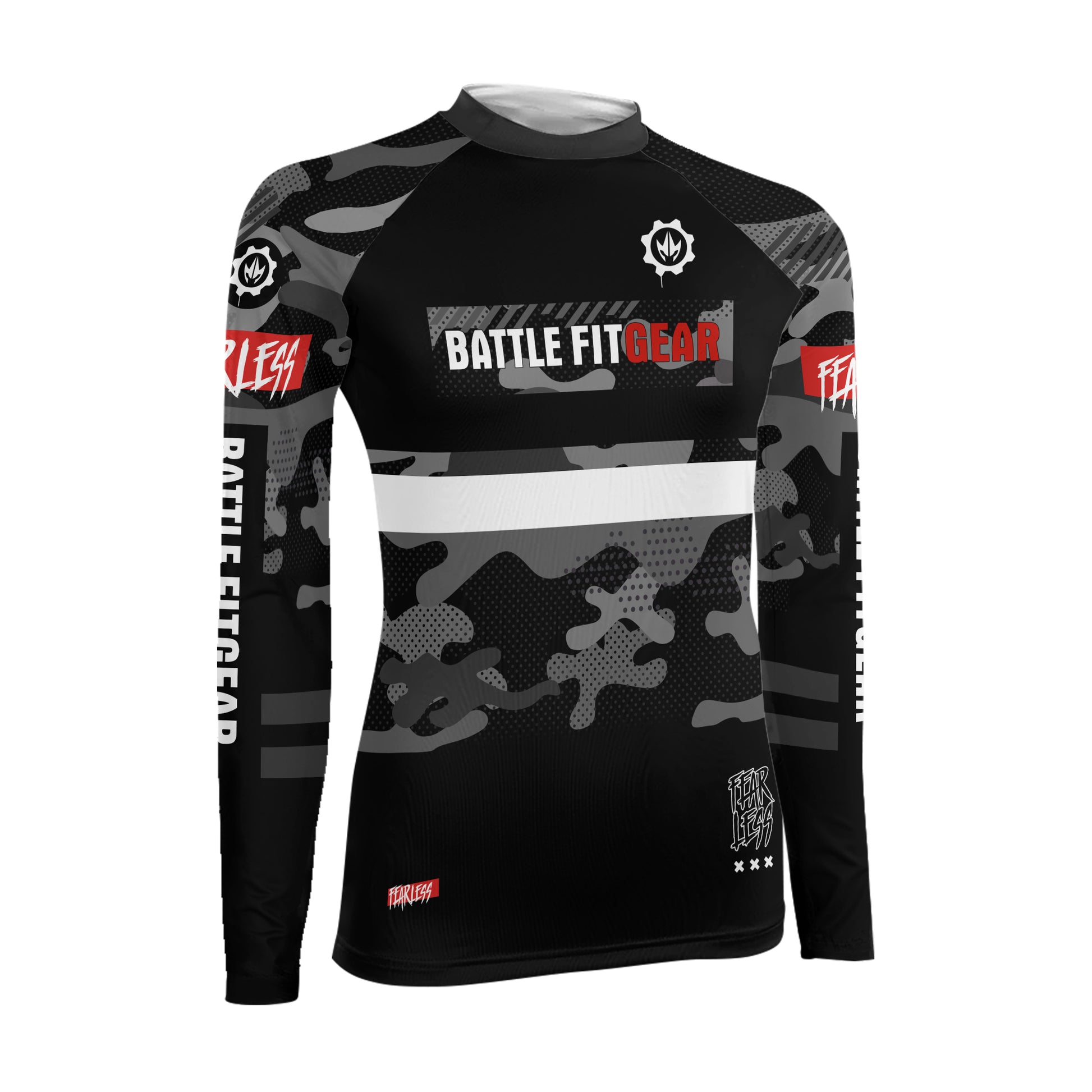 Fear Less Women's Long Sleeve Rash Guard