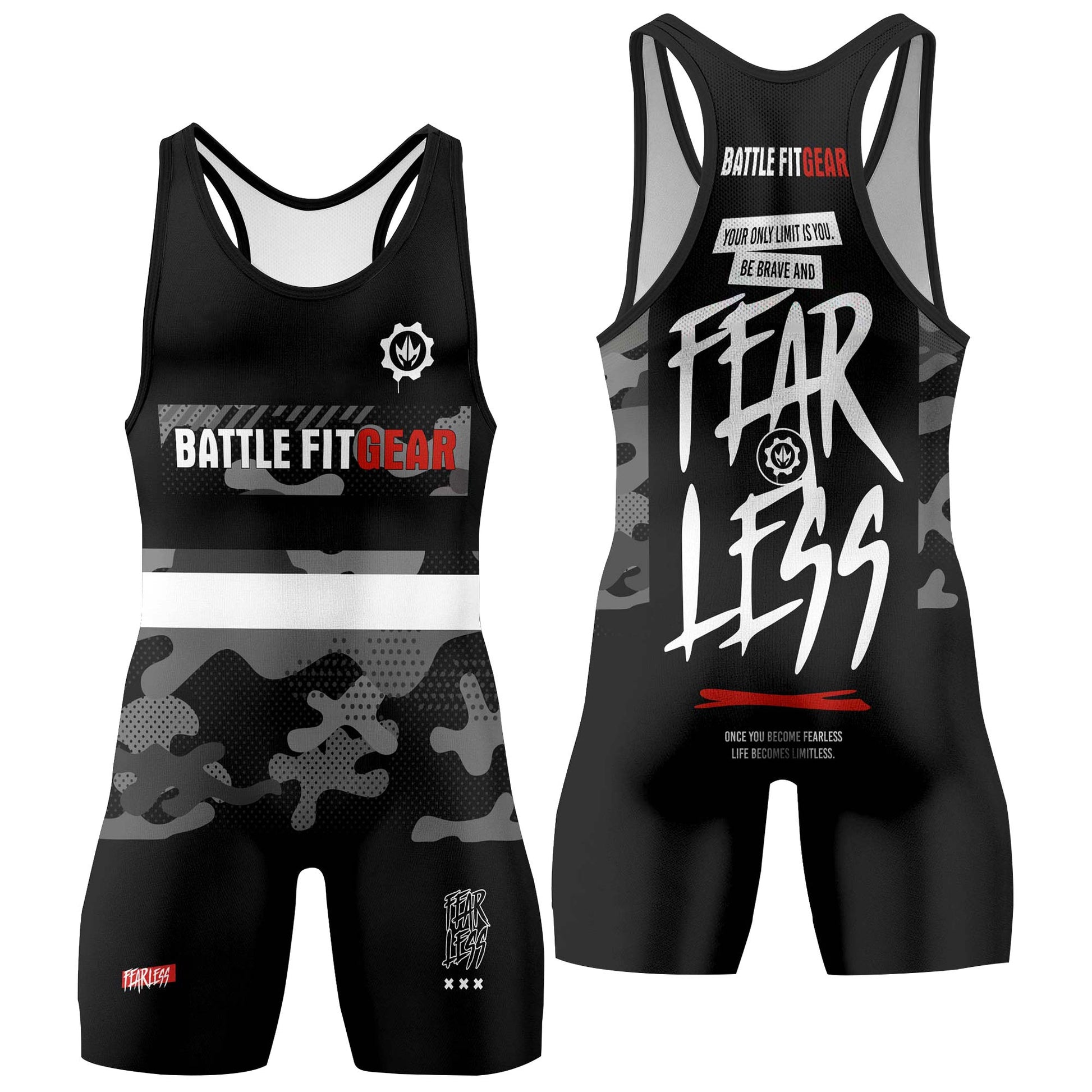 Fear Less Wrestling Singlets