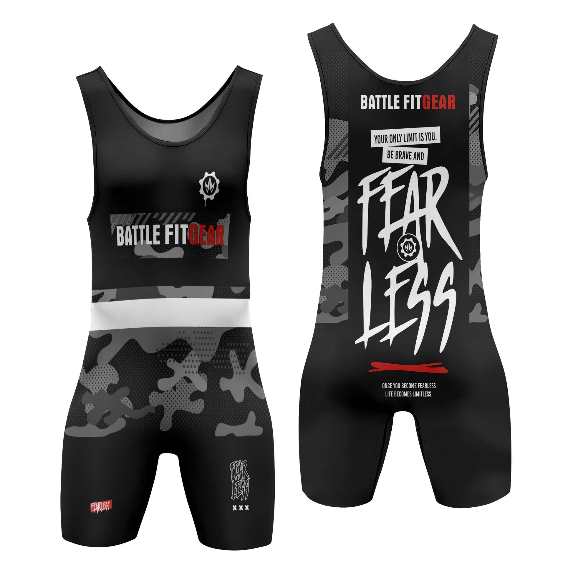 Fear Less Wrestling Singlets