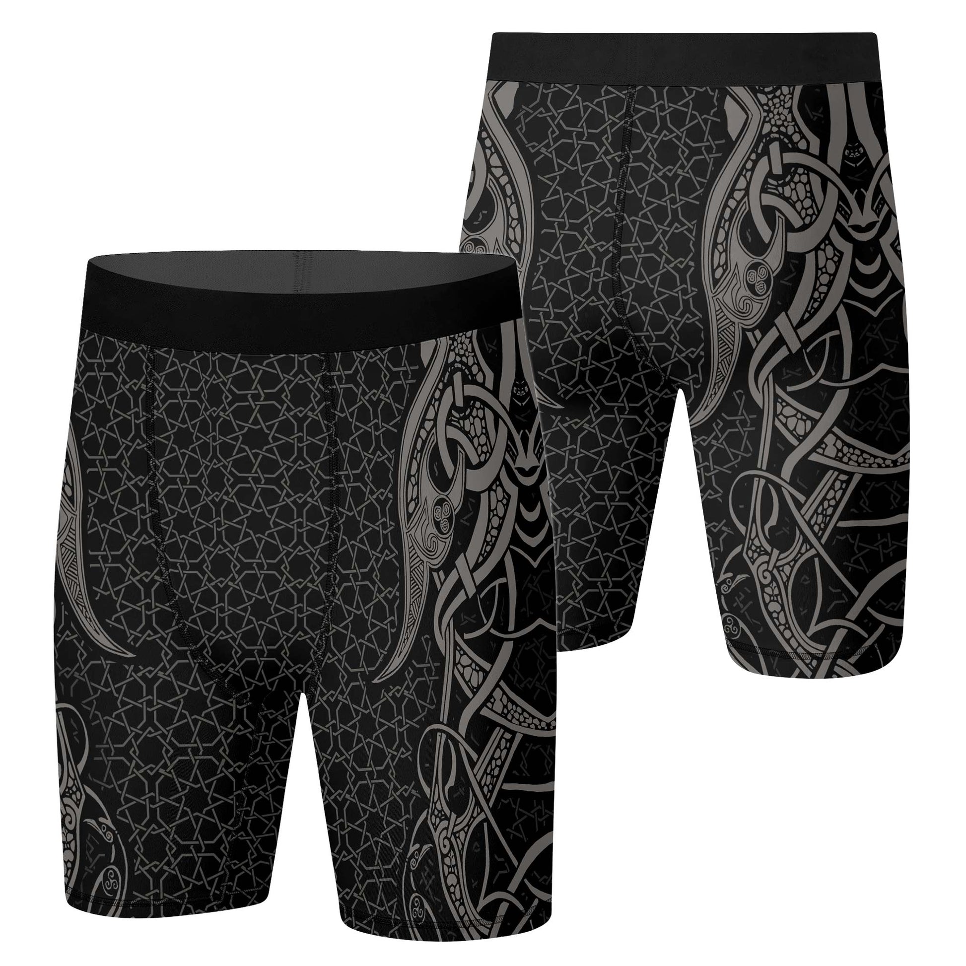 Fenrir Tattoo Viking Compression Shorts