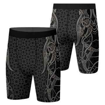 Fenrir Tattoo Viking Compression Shorts