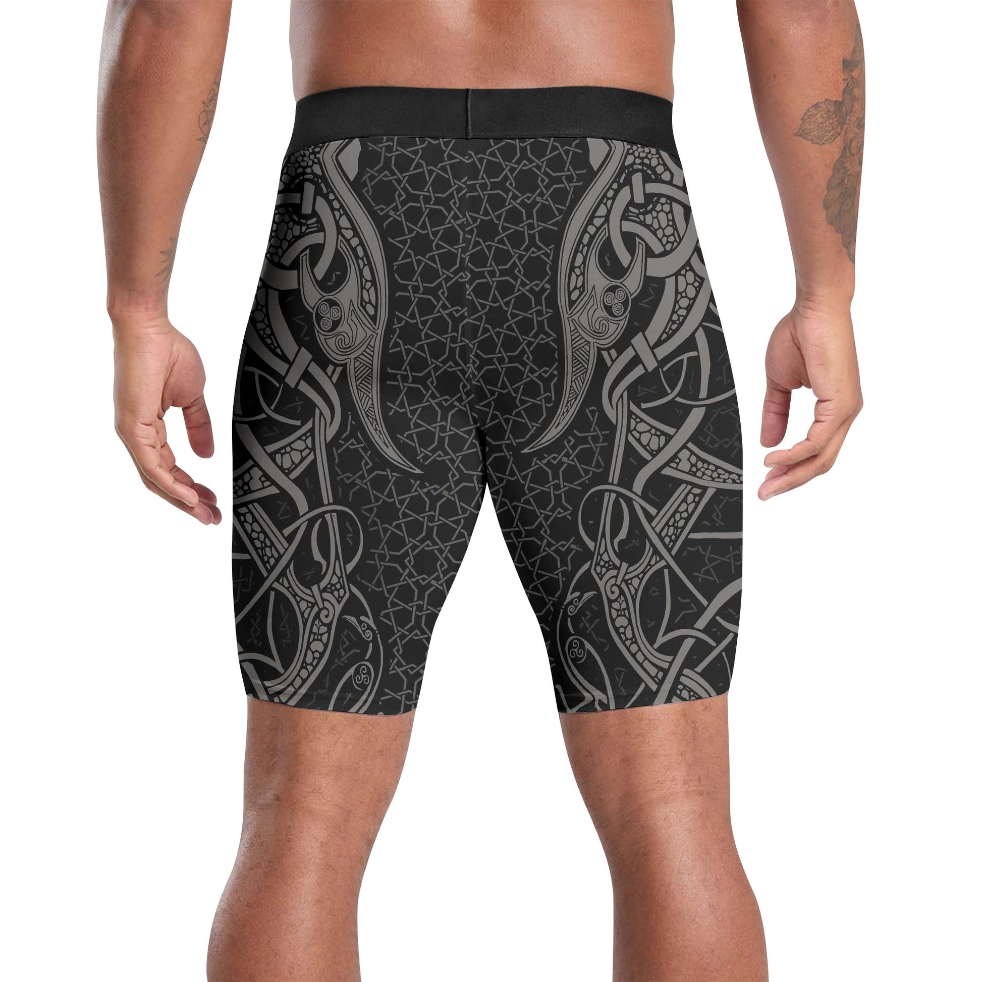 Fenrir Tattoo Viking Compression Shorts