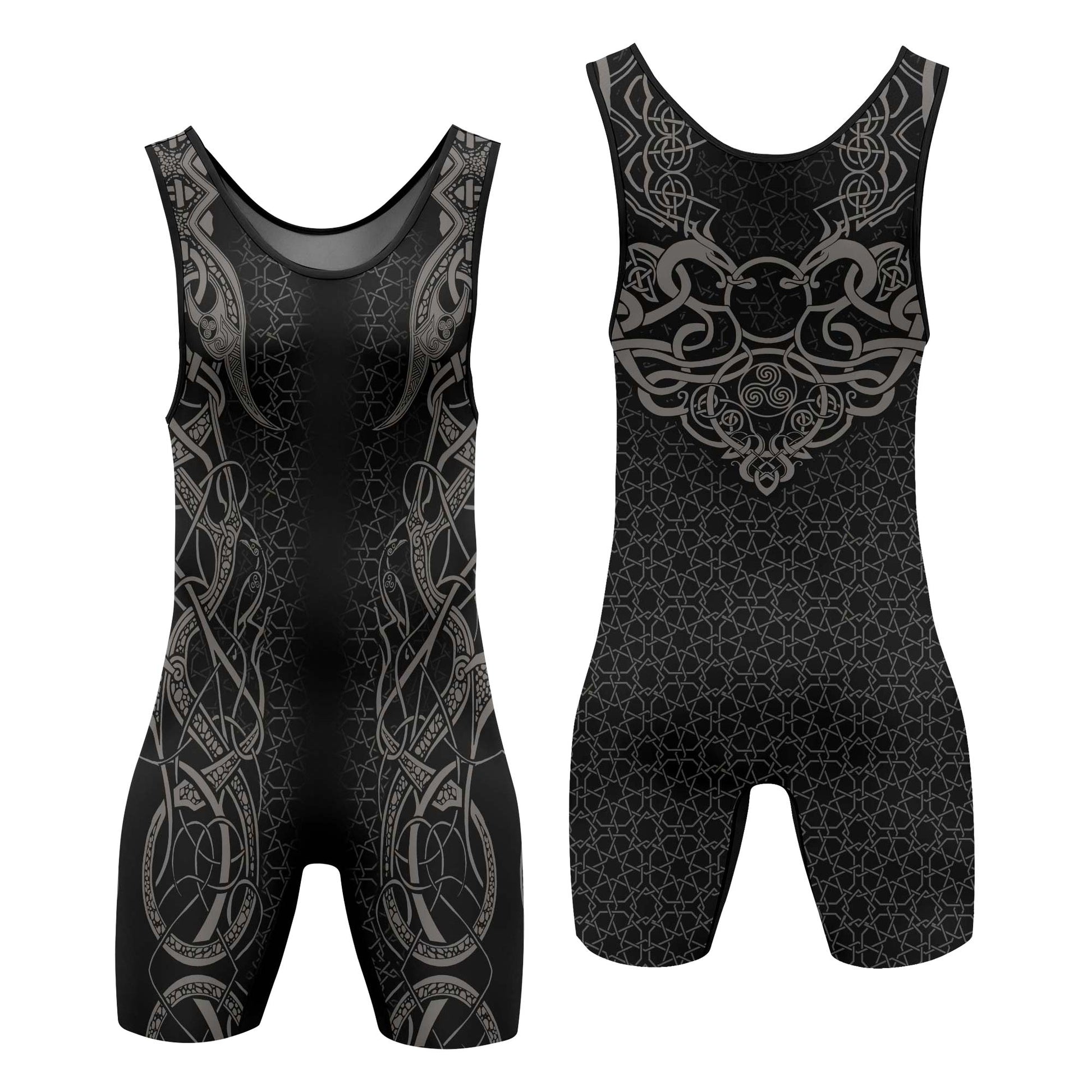 Fenrir Tattoo Viking Wrestling Singlets