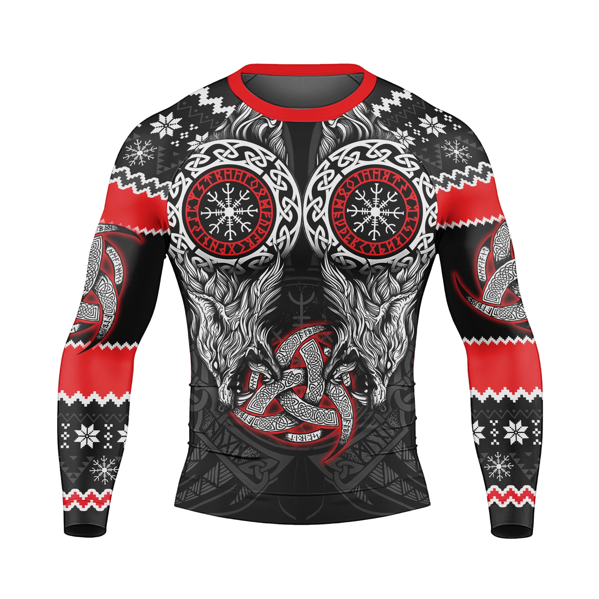 Fenrir Wolve Men's Long Sleeve Rash Guard