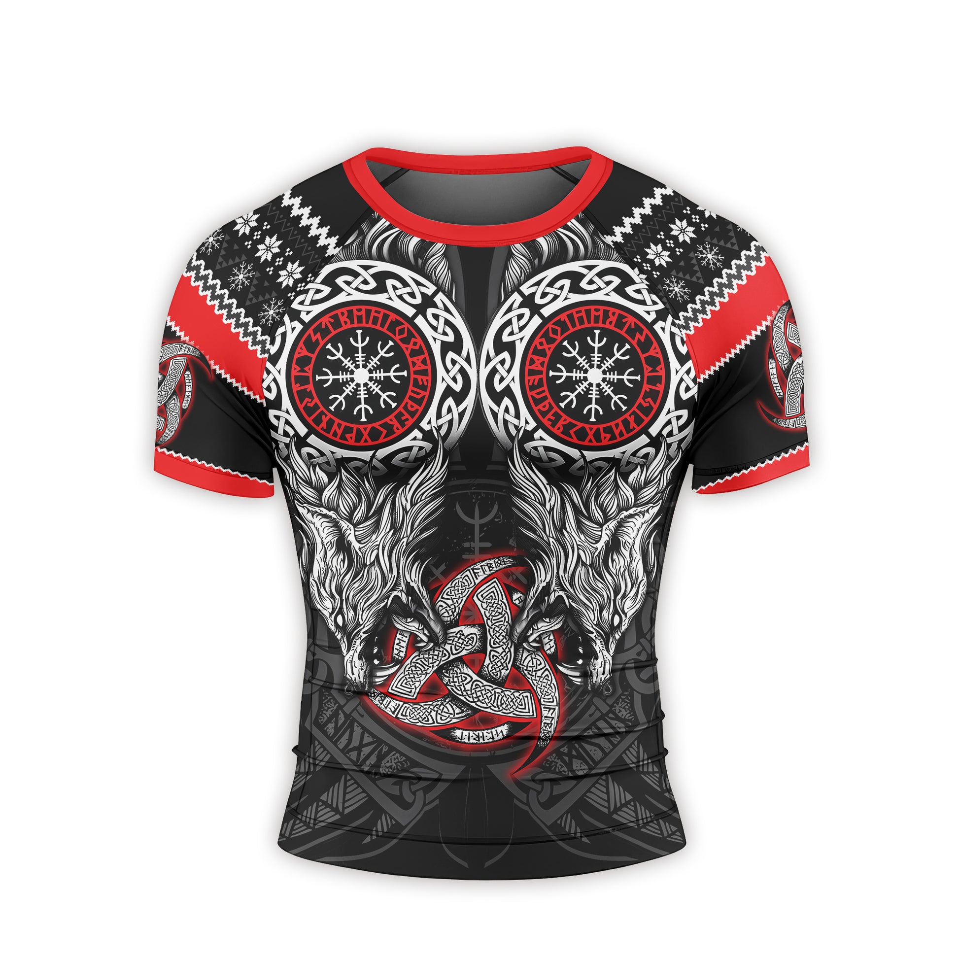 Fenrir Wolve Men's Short Sleeve Rash Guard