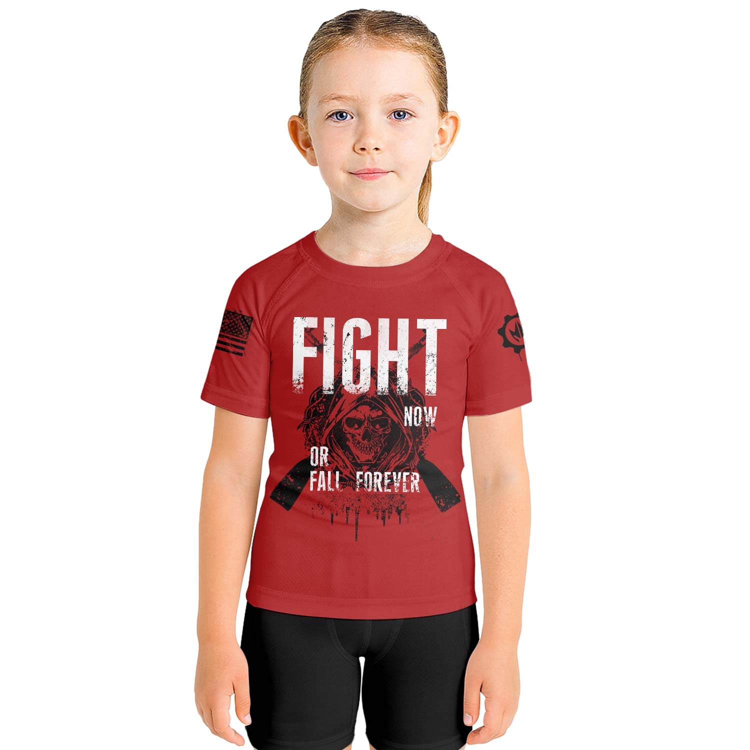 Fight or Fall Kids Rash Guard