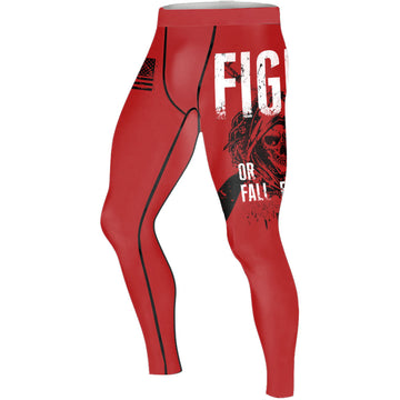 Fight or Fall Men's Compression Leggings