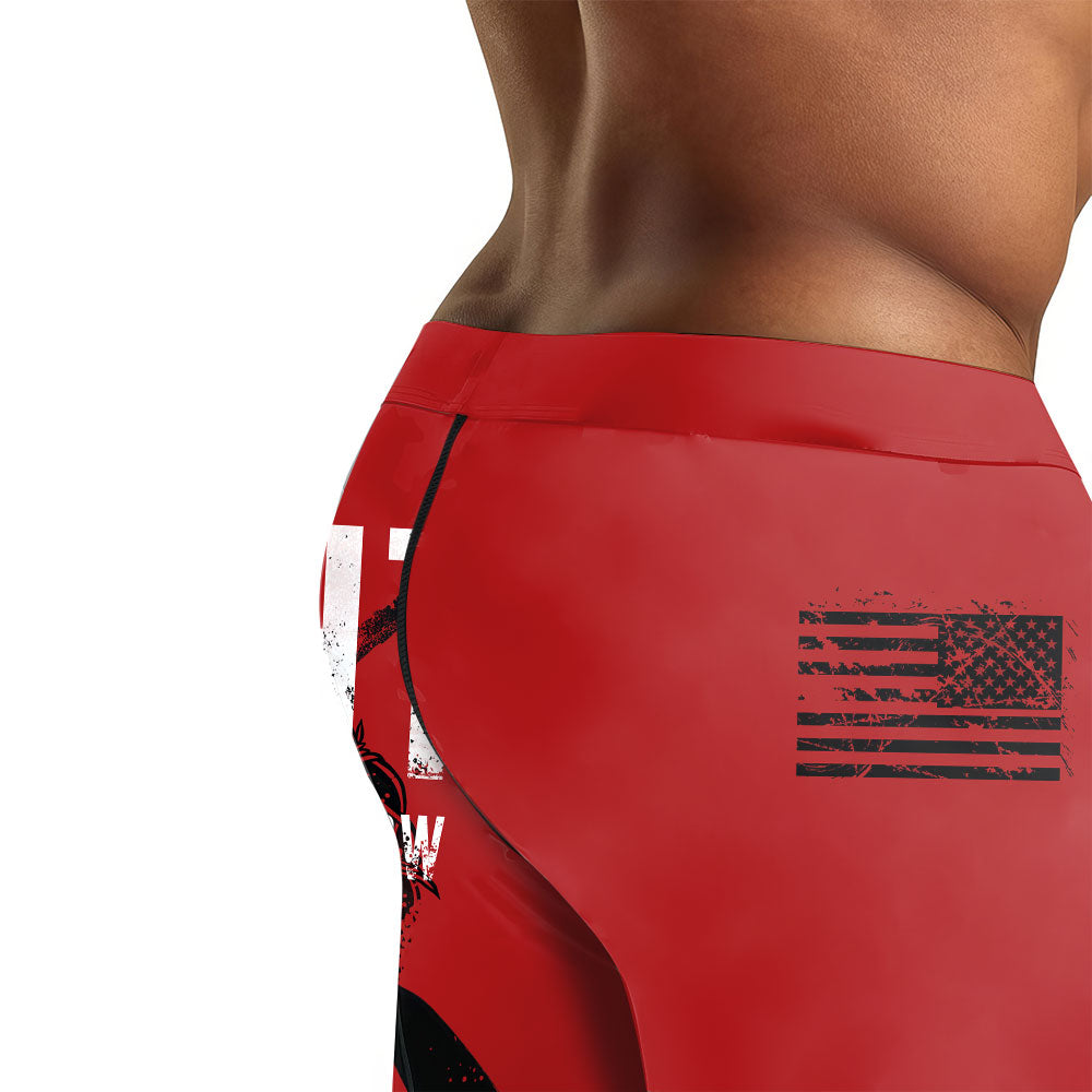 Fight or Fall Men's Compression Leggings