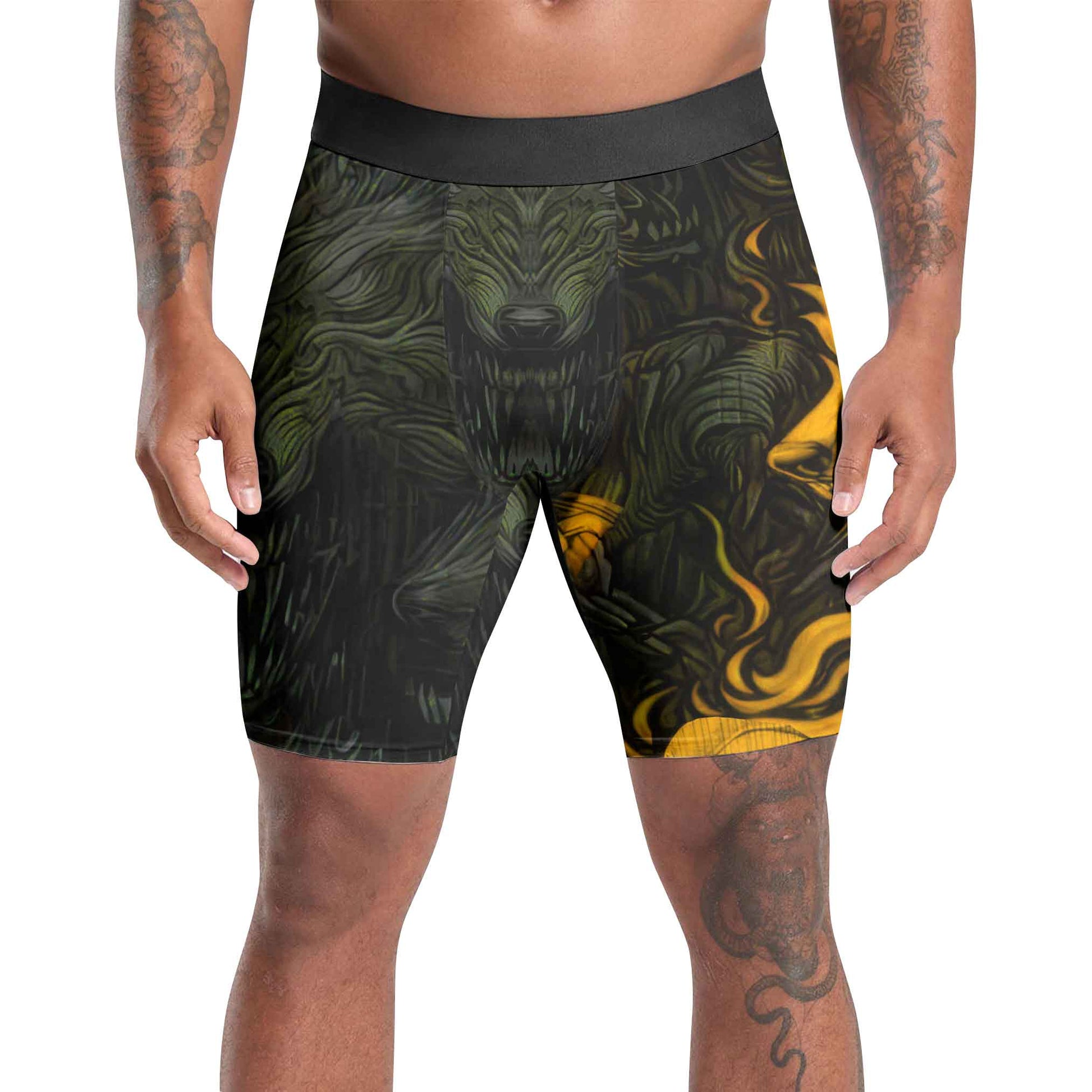 Fire Wolf Compression Shorts