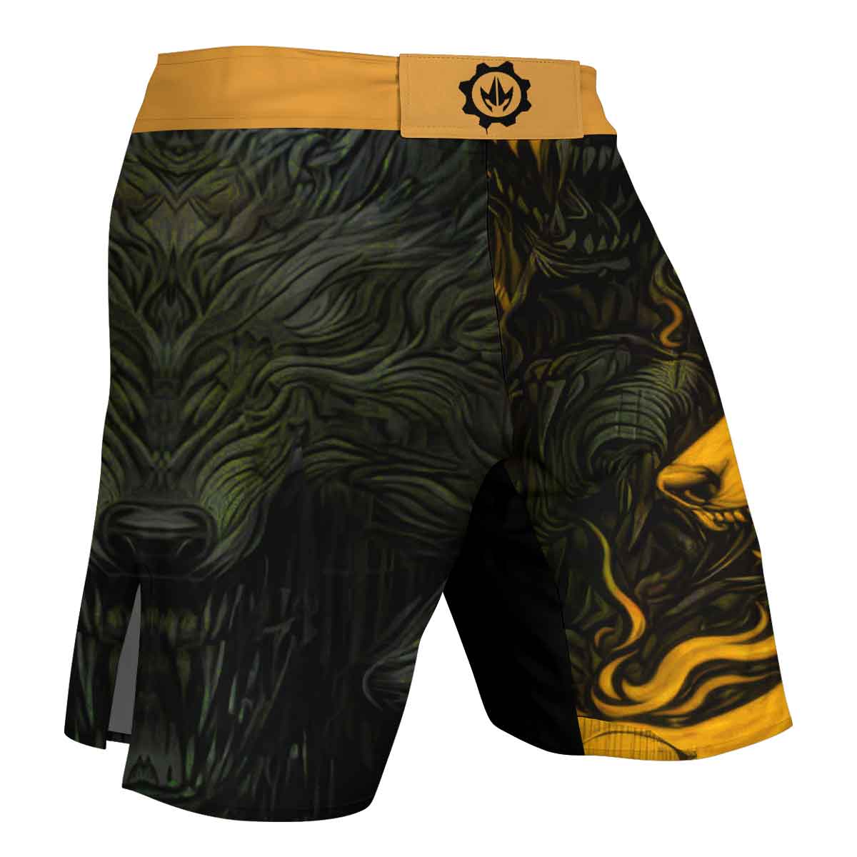 Fire Wolf Fight Shorts